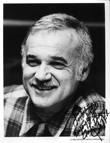 A signed photo of Jack Nance from Charlie's personal collection obtained at the 1990 Tree People Benefit.