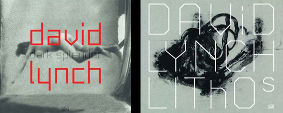 @David_Lynch signs David Lynch: Dark Splendor & David Lynch: Lithos Books